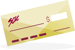illustration of a check